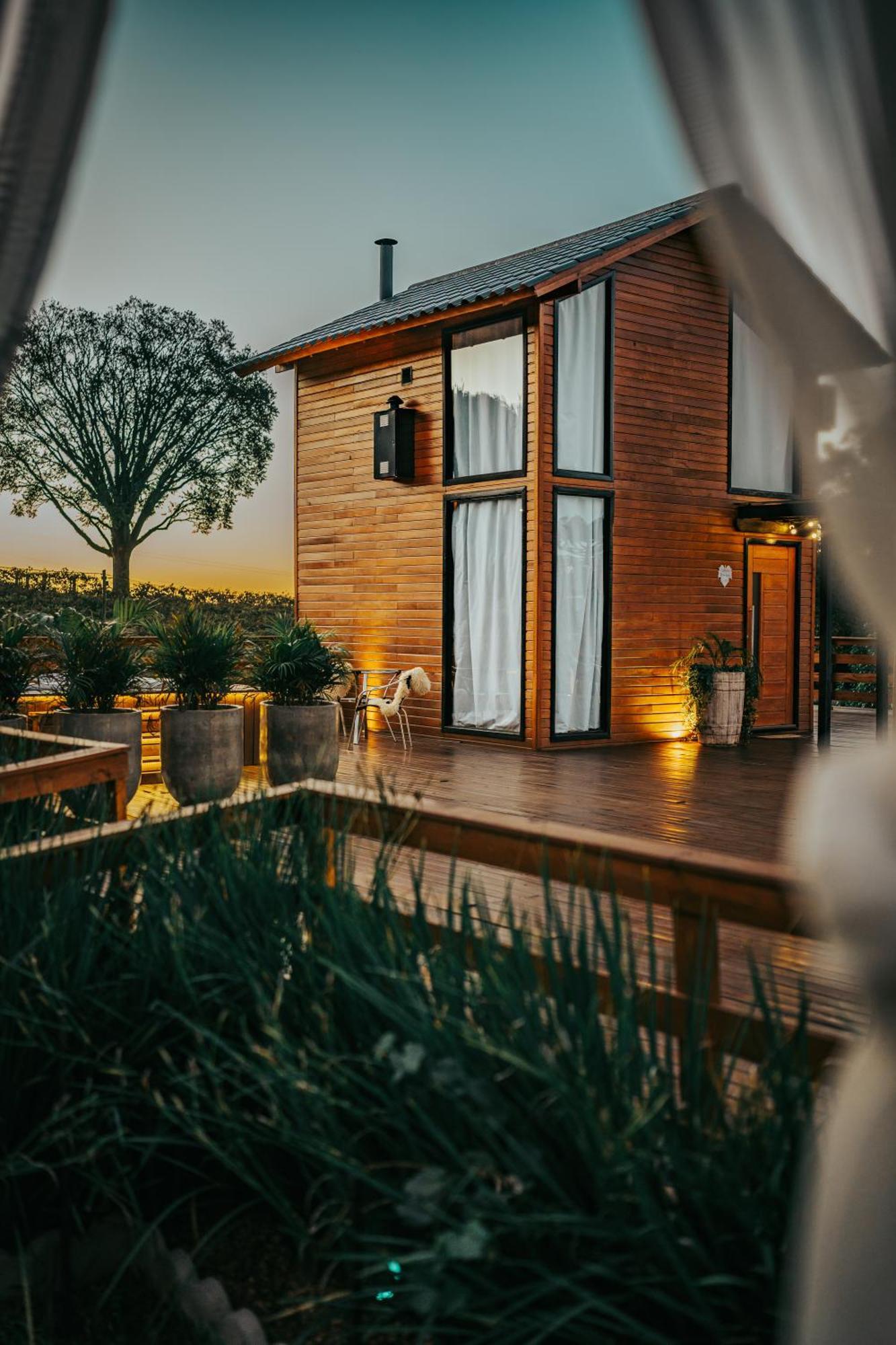Capanna Del Vale - Um Refugio No Vale Dos Vinhedos Com Experiencia Exclusiva De Degustacao Na Vinicola Dom Candido Bento Goncalves Bagian luar foto