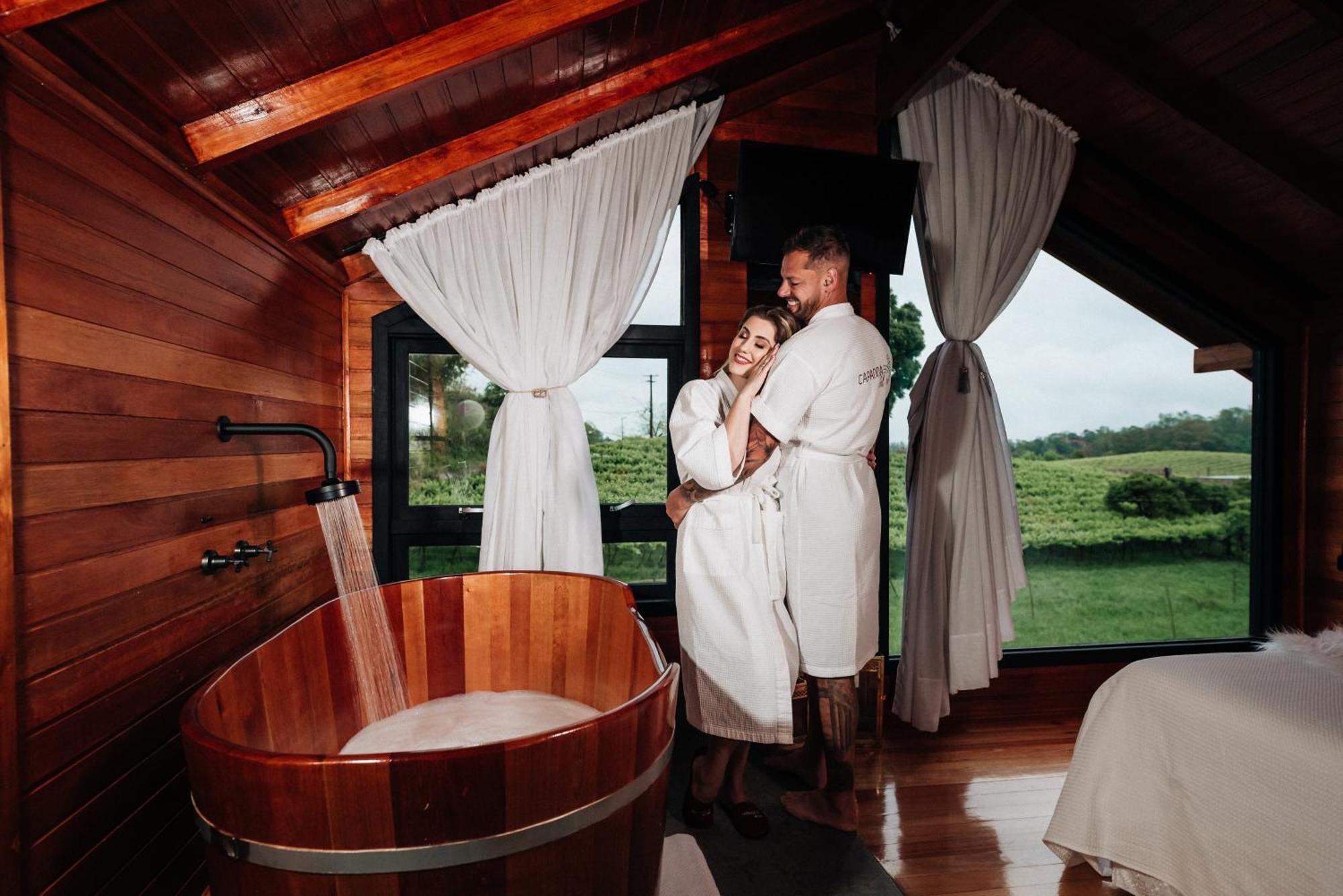 Capanna Del Vale - Um Refugio No Vale Dos Vinhedos Com Experiencia Exclusiva De Degustacao Na Vinicola Dom Candido Bento Goncalves Bagian luar foto